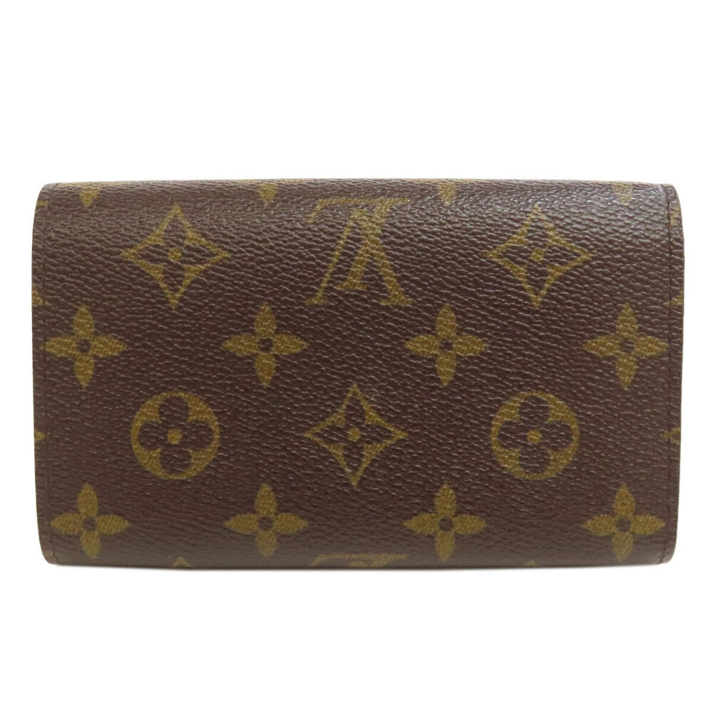 Louis Vuitton Tresor Bi fold Portefeuille Monogram Wallet Canvas